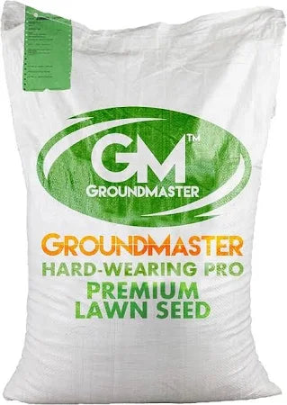 GroundMaste  Hard Wearing Tough Garden Premium Back Lawn Grass Seed 10KG